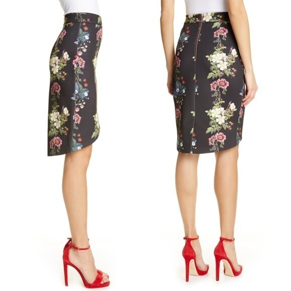 Ted Baker Ruella Flower Oracle Pencil Skirt - Ted Size1(US4) - Picture 4 of 4